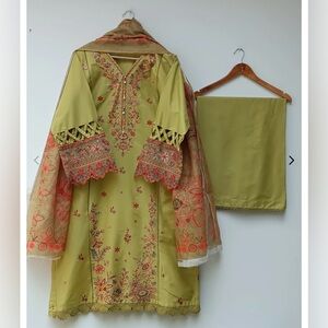 Embroidered Floral Tunic with Bell Sleeves